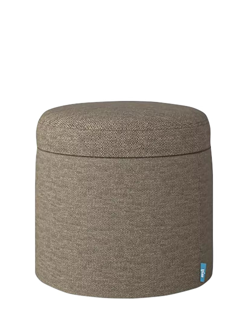 Swyft Model 03 Polyester Storage Ottoman H43 x W45 x D45cm - Linen Shadow