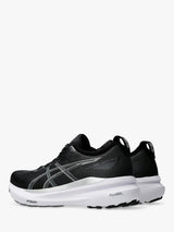 Asics Women's Gel Kayano Lace-Up Sports Trainers Black/Pure Silver - Size 4