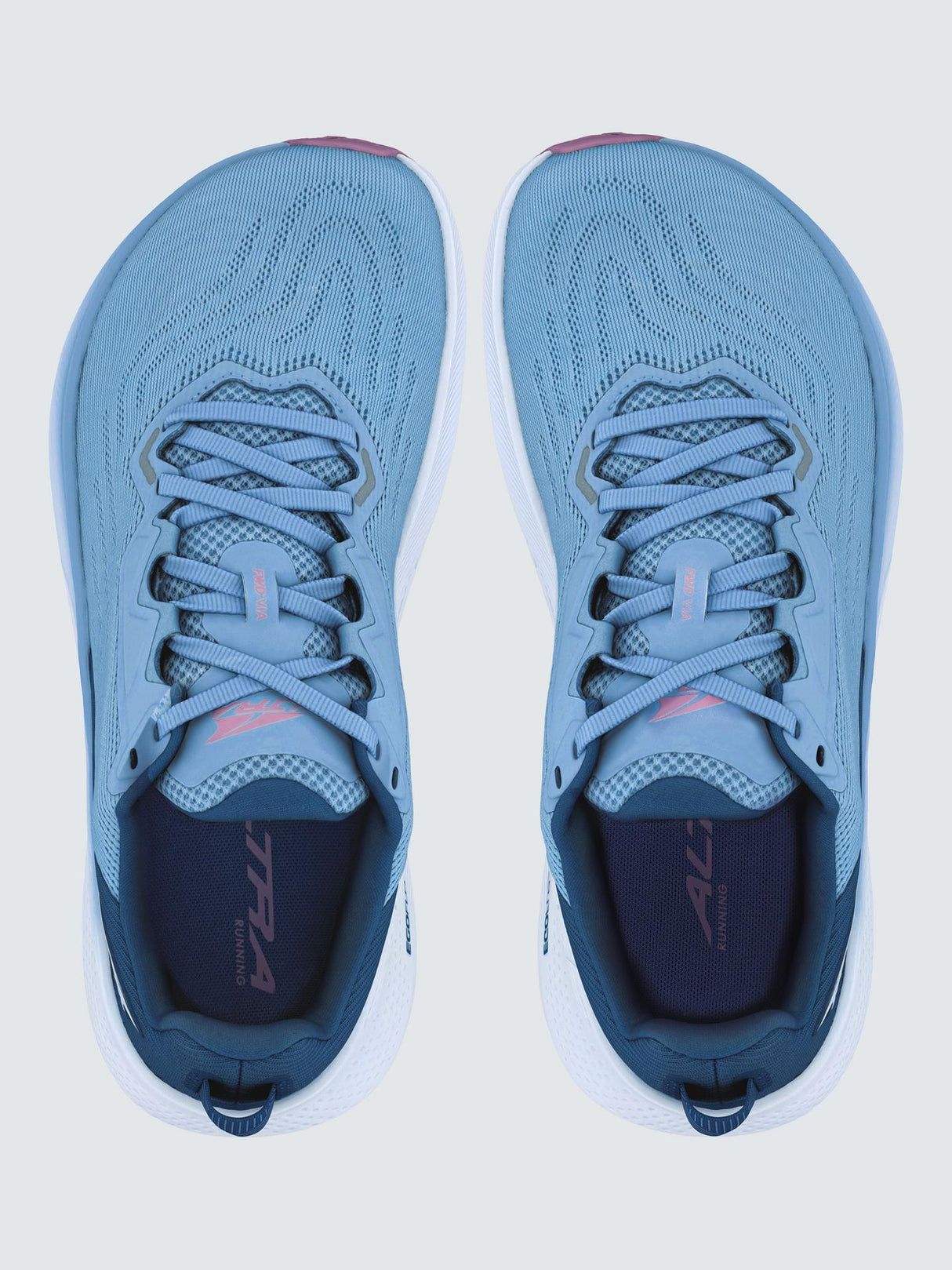 Altra FWD VIA Womens's Lace-Up Casual Running Shoes - Light Blue - Size 6