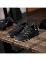 adidas Women's Dropset 3 W Wide Fit Lace-Up Trainers Black/Grey - Size 6.5