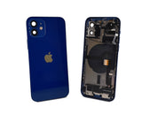 Apple iPhone 12 Genuine Glass Housing/Frame 100% Original Parts - Blue - Kazoop 