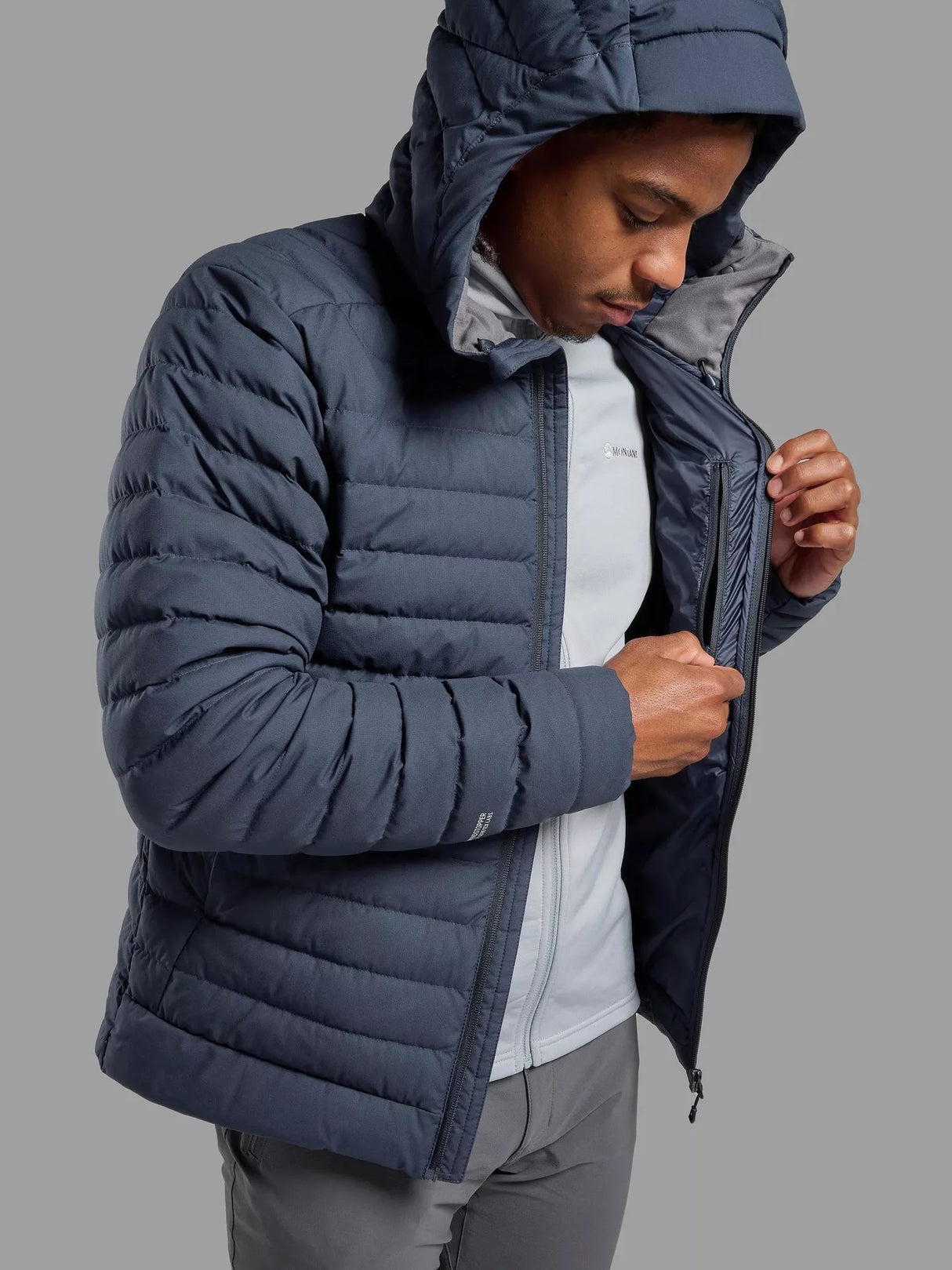 Montane Men's Resolve Gore-Tex Windstopper Down Jacket - Eclipse Blue - XL
