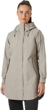 Helly Hansen Valentia Women's Long Waterproof Jacket - 885 Terrazzo - XL