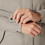 Helly Hansen Valentia Women's Long Waterproof Jacket - 885 Terrazzo - XL