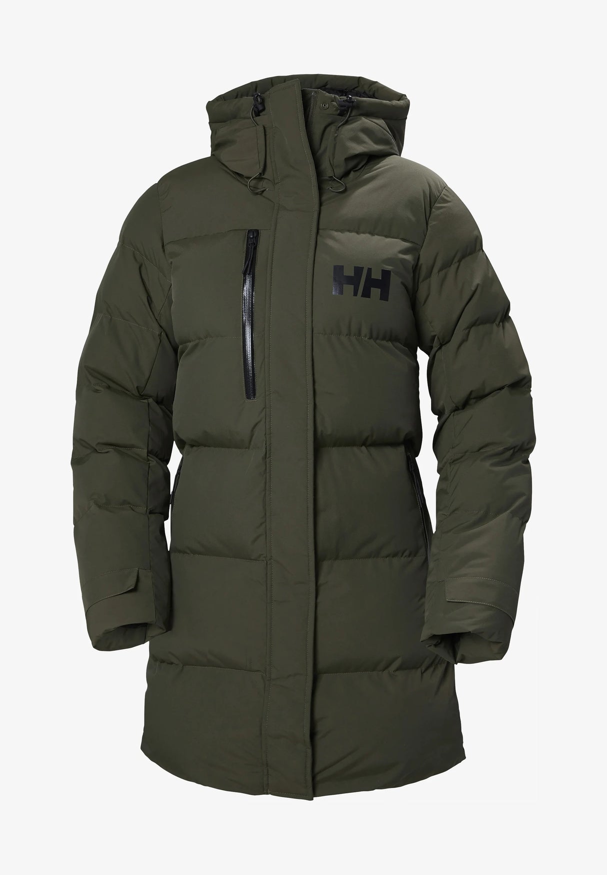 Helly Hansen Women's Hooded Puffer Parka Winter Jacket - Utility Green - L