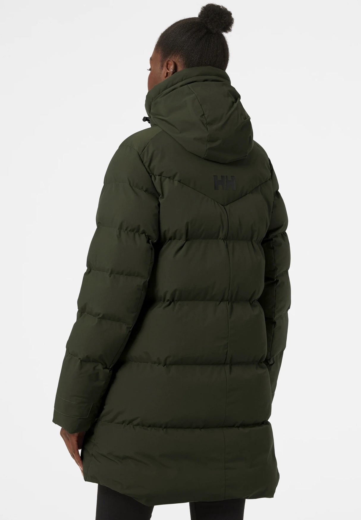 Helly Hansen Women's Hooded Puffer Parka Winter Jacket - Utility Green - L