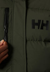 Helly Hansen Women's Hooded Puffer Parka Winter Jacket - Utility Green - L