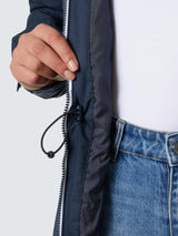 Helly Hansen Westport Womens Polyester Insulated Hooded Coat Navy Size Large