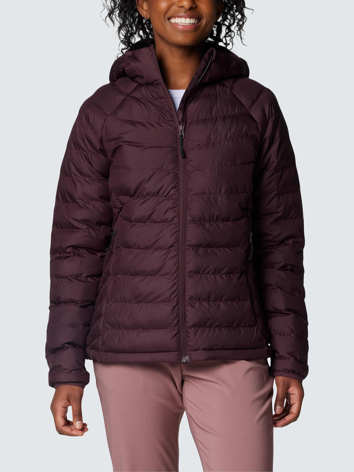 Columbia Women's Powder Lite Hooded Water Resistant Jacket Moonvista Size XL