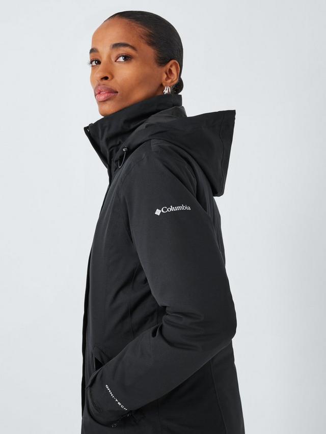 Columbia Women's Regular Fit Pulaski Nylon Hiking Jacket Black - Size XL