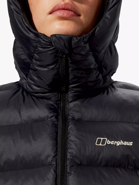 Berghaus Women's Ewden Hooded Insulated Puffer Jacket - Jet Black  - UK 10