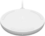 Belkin 15W Qi Wireless Charging Pad with Power Supply - White - Kazoop 