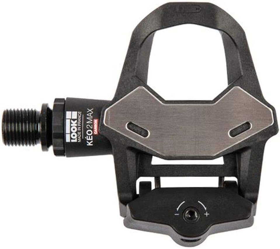 Look Keo 2 Max Carbon Road Bike Pedals with Keo Grip Cleats Chromoly Spindle