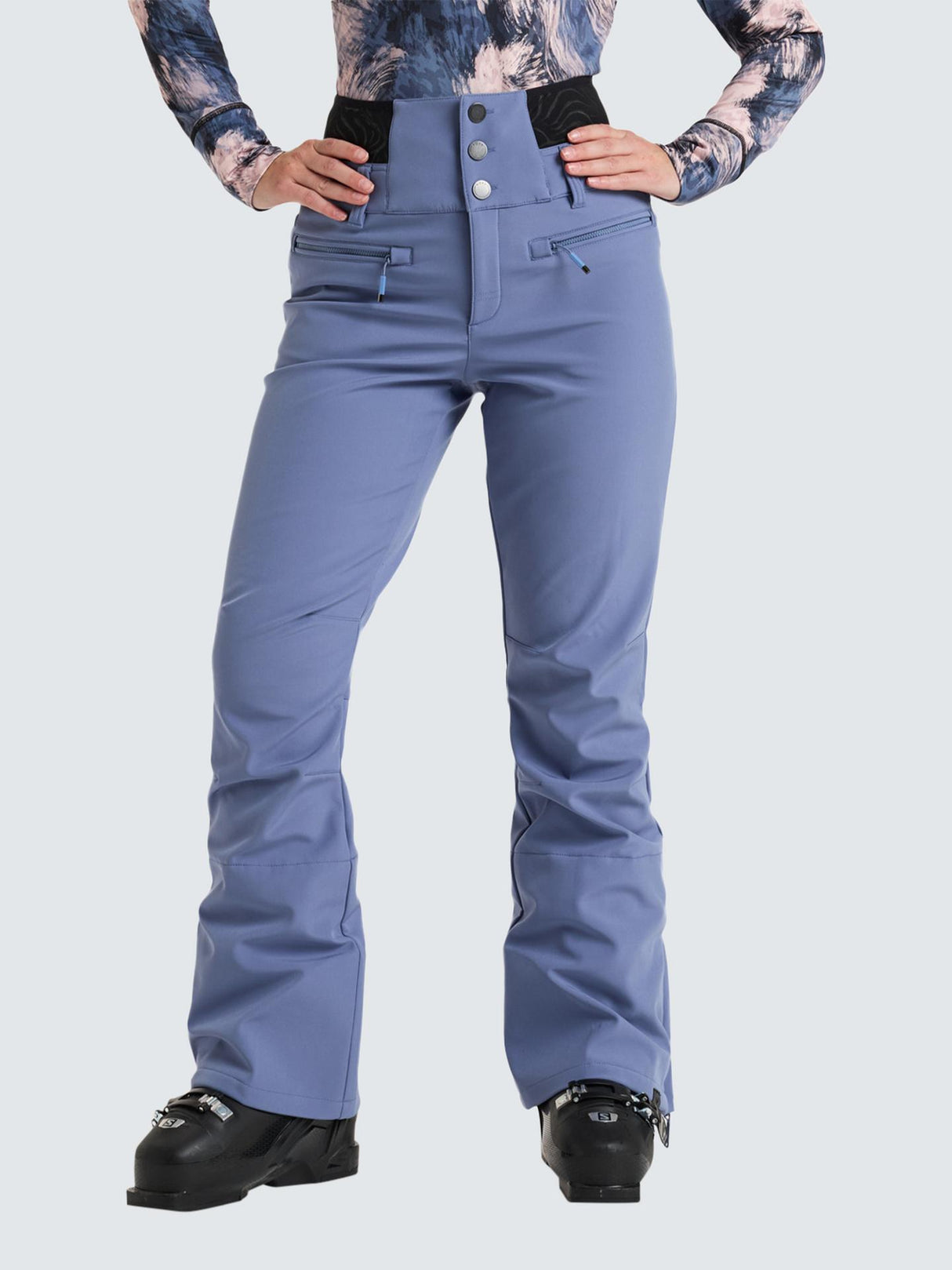 Roxy Women's Waterproof Polyester Blend Rising Ski Trousers XS - Wild Wind