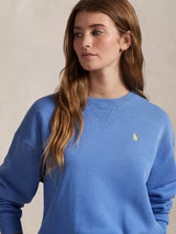 Polo Ralph Lauren Women's Classic Round Neck Cotton Sweatshirt - Blue - XL