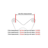 Stronglight 267500 Chainring Dural 5083 Alluminium 135mm-A-39D/T 5-BCD