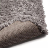 John Lewis Rhapsody Shaggy Wool Blend Rug L230 x W160cm - Silver - Kazoop 