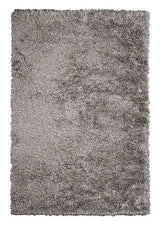 John Lewis Rhapsody Shaggy Wool Blend Rug L230 x W160cm - Silver - Kazoop 