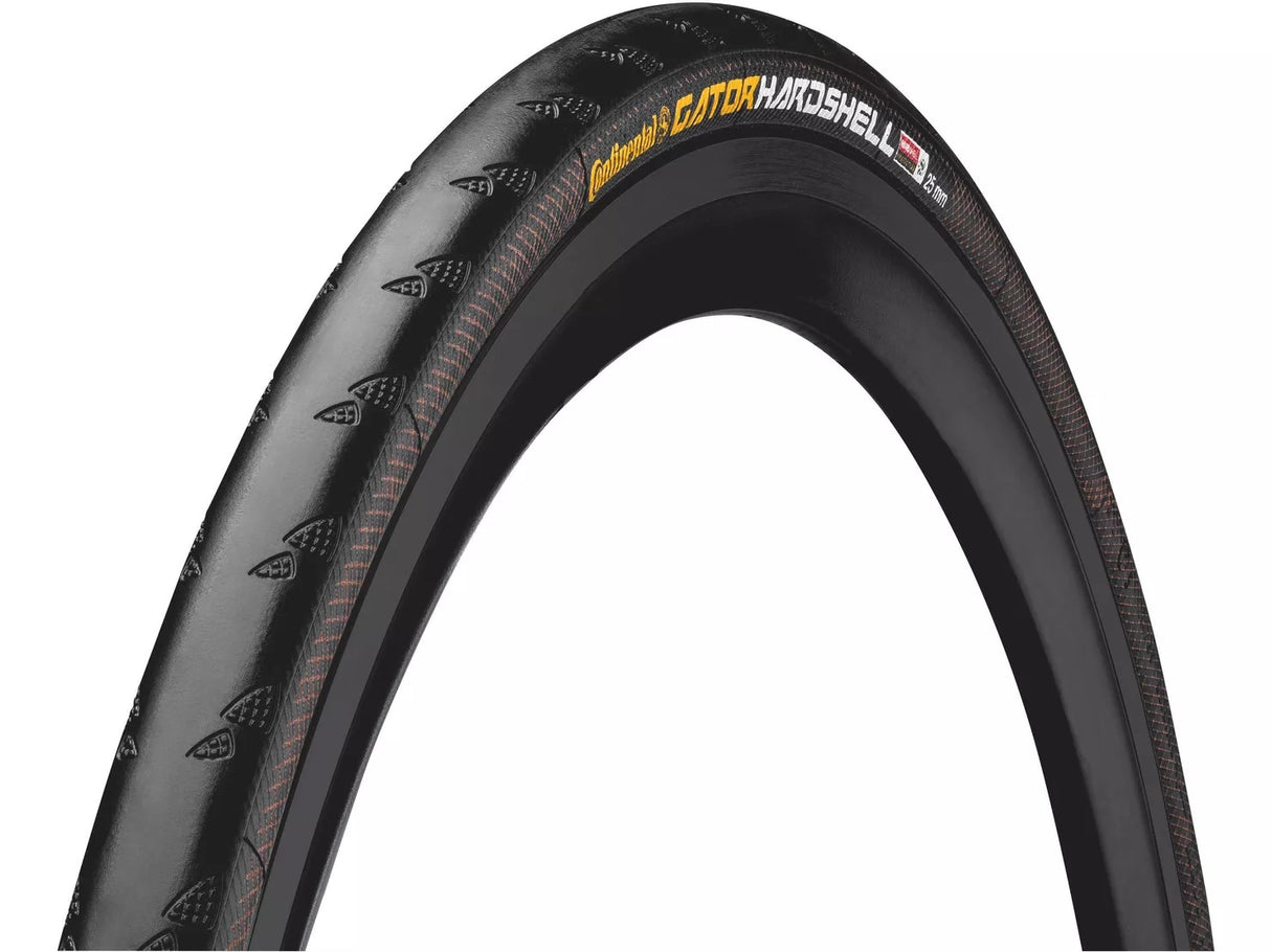 Continental Gatorskin Hardshell Wire Bead Road Bike Tyre 700 x 25c - Black