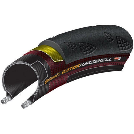 Continental Gator Hardshell Foldable Bike Tyre 700 x 32c 32-622 - Black