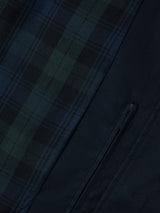 John Lewis Mens Regular Fit Cotton Blend Button City Mac Navy - Size Large