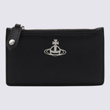 Vivienne Westwood Womens Polyurethane Slim Card Holder H8 x D13cm - Black