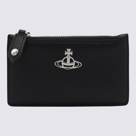 Vivienne Westwood Womens Polyurethane Slim Card Holder H8 x D13cm - Black
