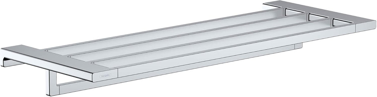Hansgrohe AddStoris Wall-Mounted Towel Rack H7.2 x W64.8 x D24.8cm - Chrome
