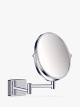 Hansgrohe AddStoris Wall-Mounted Magnifying Shaving Round Mirror - Chrome