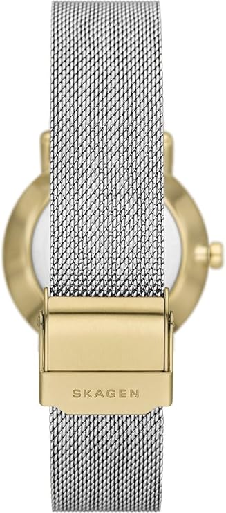 Skagen SKW3101 Women's Kuppel Lille Mesh Strap Watch - Stainless Steel/Gold