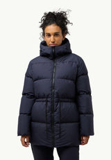 Jack Wolfskin Women's Kirschallee Winter Puffer Jacket - Dark Navy - Large