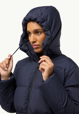 Jack Wolfskin Women's Kirschallee Winter Puffer Jacket - Dark Navy - Large