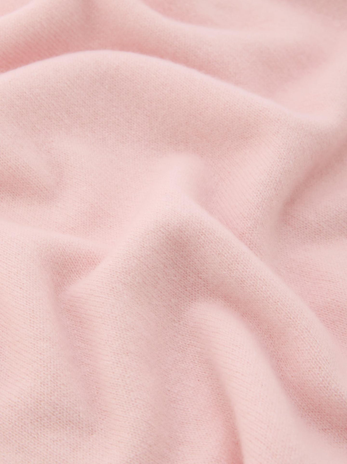 John Lewis Womens 100% Warming Cashmere Large Wrap H220 x W60 - Light Pink