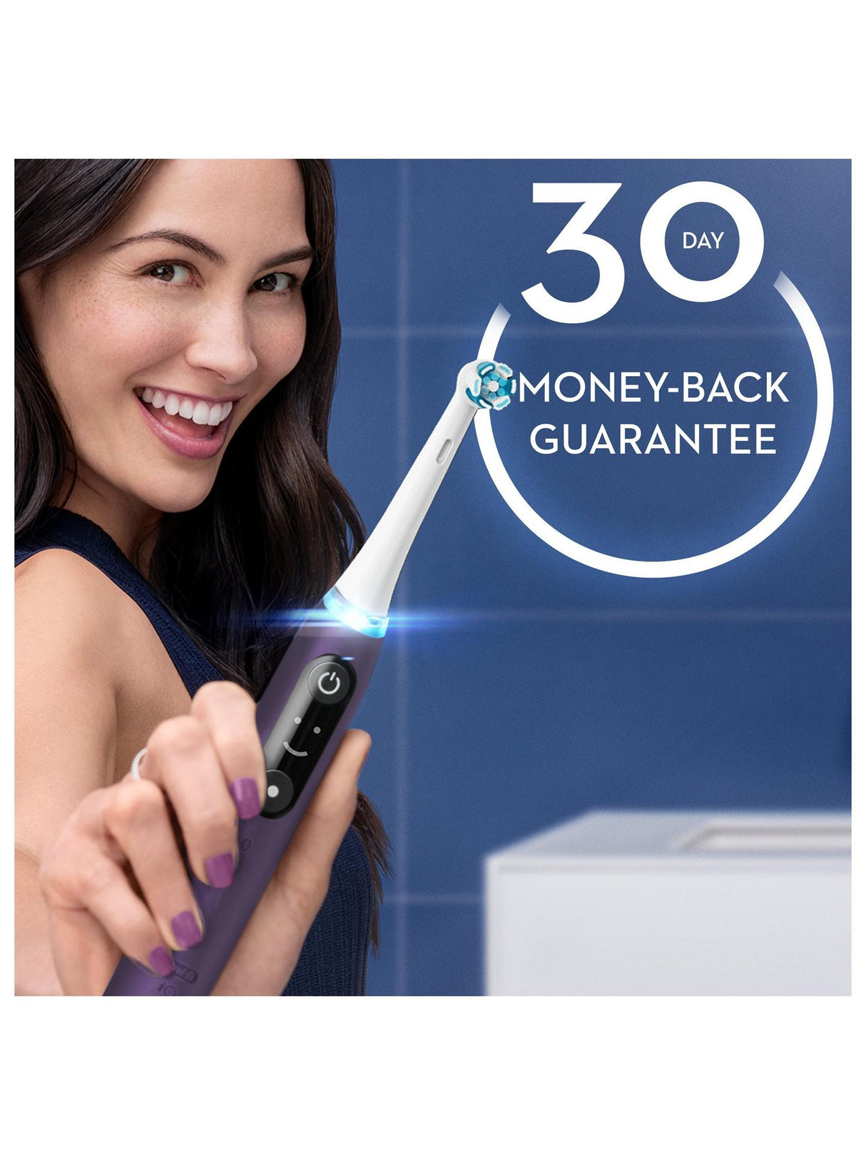 Oral B ORAIO8VL Special Edition iO 8 Bluetooth Electric Toothbrush - Violet