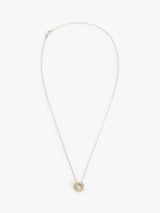 John Lewis Bright Young Gems Smile 9ct Gold Pearl Circle Pendant Necklace