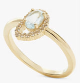 John Lewis Bright Young Gems 9ct Yellow Gold Topaz Cocktail Ring - Size N
