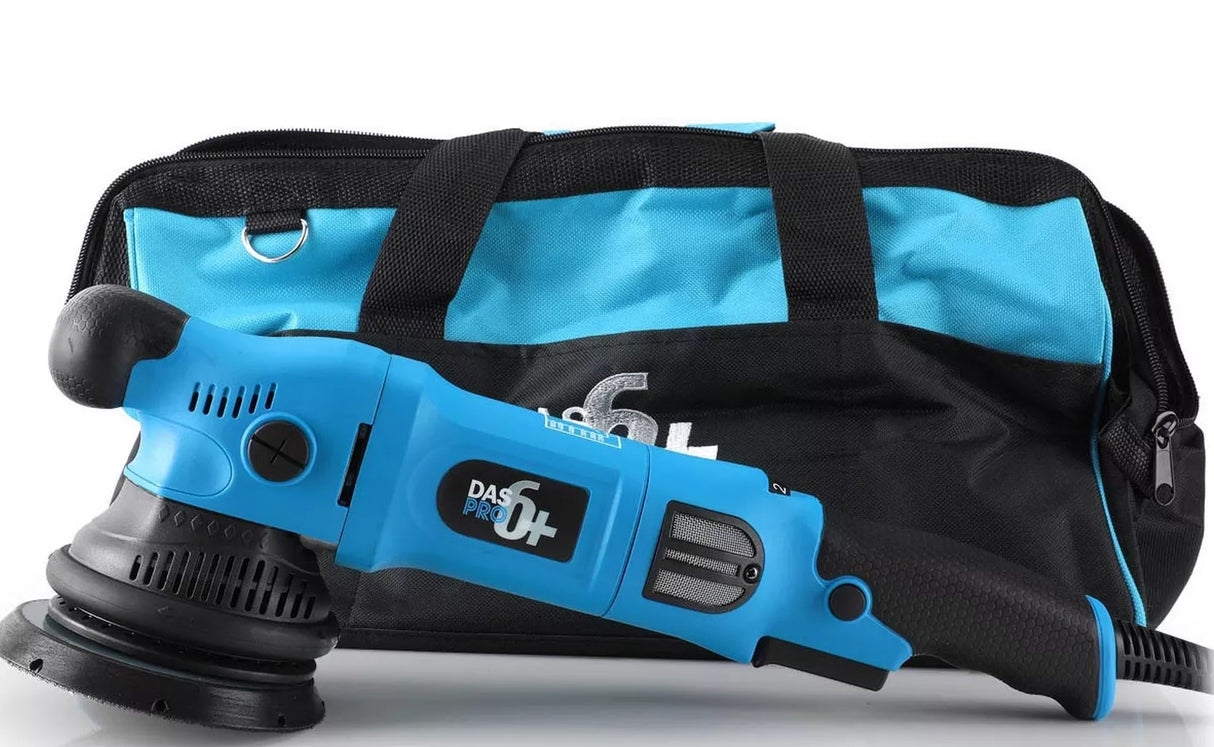 DAS-6 Pro + Workshop Tools Dual Action Polisher 15mm Throw 1000W - Blue
