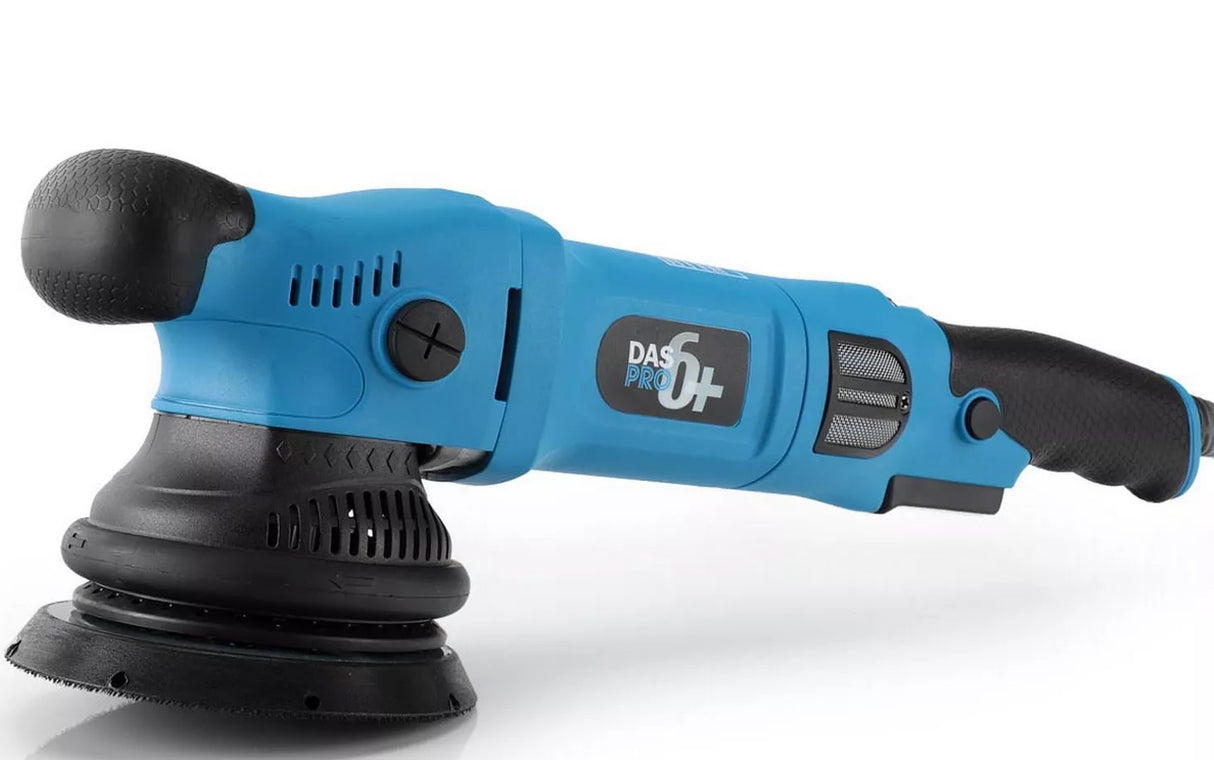DAS-6 Pro + Workshop Tools Dual Action Polisher 15mm Throw 1000W - Blue