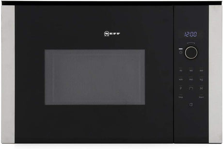 Neff HLAGD53N0B Built In Microwave Oven with Grill 900W - Black/Silver - Kazoop 