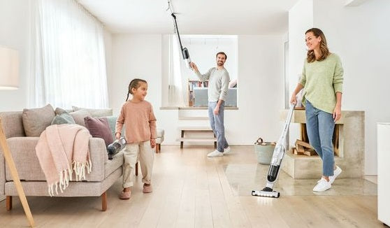 Bosch BBH3280GB Serie 4 ProHome Flexxo Cordless Vacuum Cleaner - White - Kazoop 