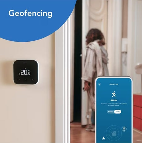 tado Smart Thermostat X Wireless Programmable Starter Kit - White & Black
