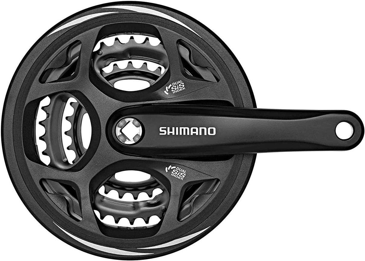 Shimano Altus FC-M311 Square Taper 48/38/28T 170mm Chainset with Chainguard