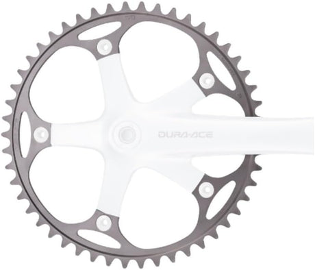 Shimano FC-7710 Dura Ace 1/2 x 1/8" Single Speed Track Chainring 53T Silver