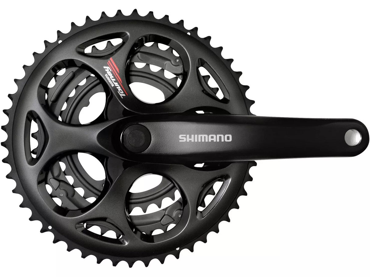 Shimano Tourney FC-A073 7/8 Speed Triple Chainset 50/39/30T 170mm - Black