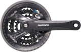 Shimano FC-M361 8 Speed 28/38/48T - 175mm 4-Bolt Tapered Chainset - Black