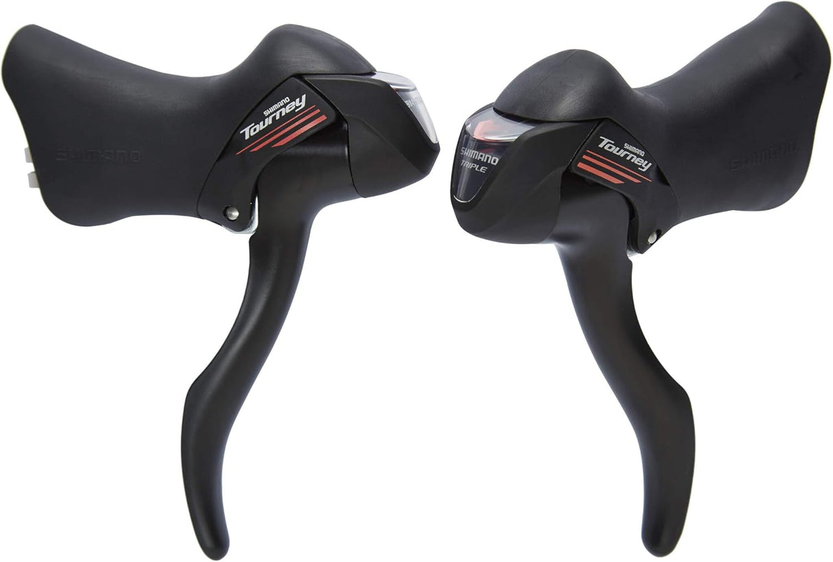 Shimano Tourney ST-A073 Road Bike 7-Speed Triple STI Brake Lever Set - Black