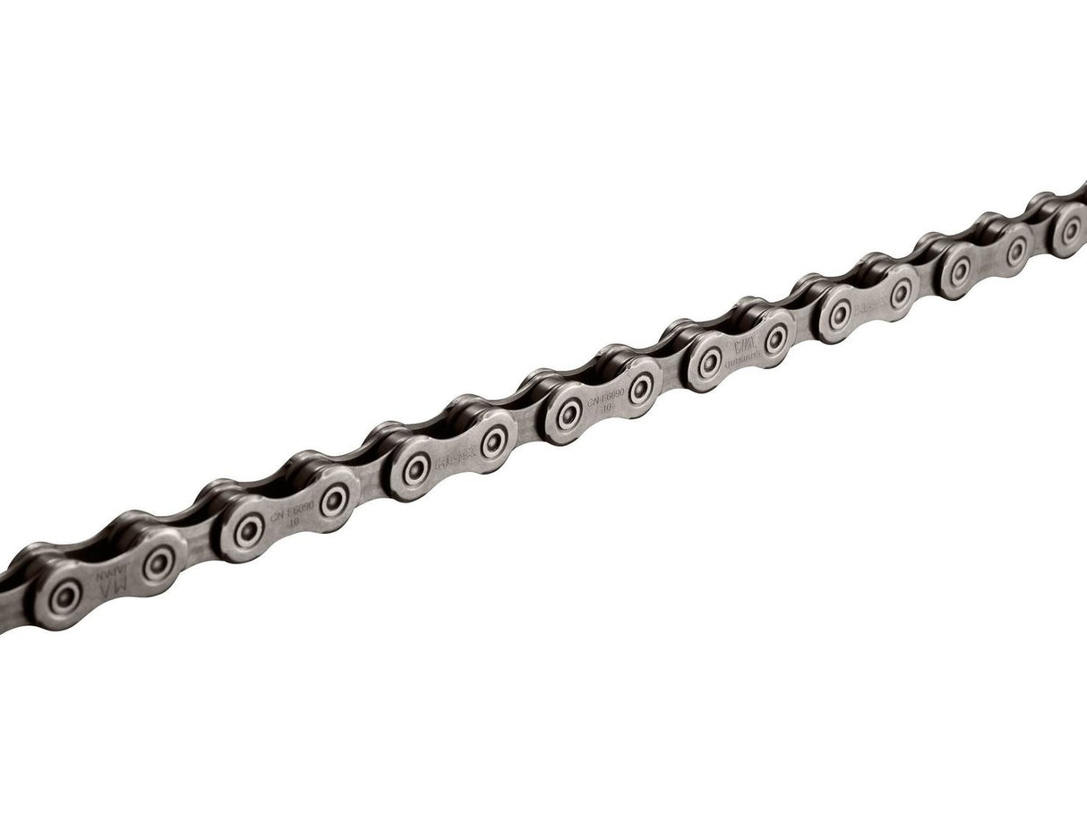 Shimano CN-E6090-10 E-Bike HG-X 10 Speed SIL-TEC Chain 138 Links - Silver