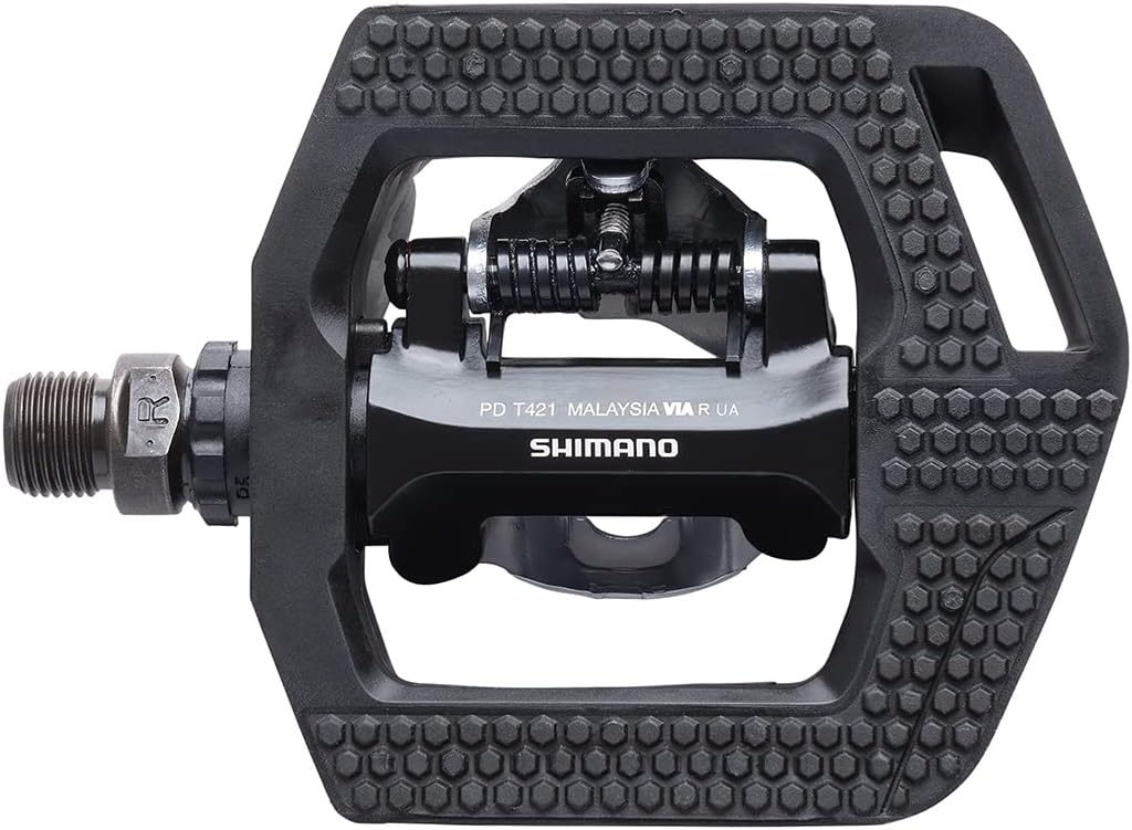 Shimano Pedals PD-T421 Click'R Long-Lasting Pedal Pop Up Mechanism - Black