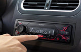 Sony DSX-A410BT Bluetooth USB AUX Car Stereo with Voice Control Message Read