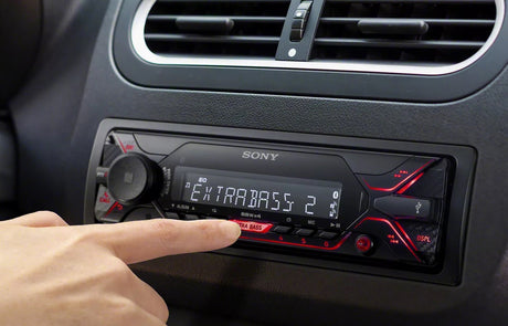 Sony DSX-A410BT Bluetooth USB AUX Car Stereo with Voice Control Message Read